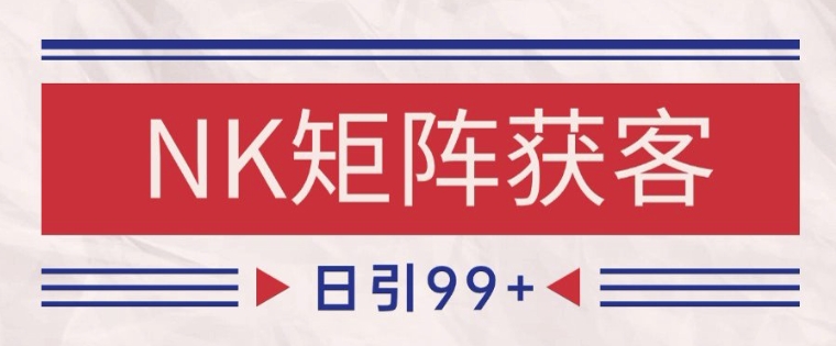 小红书某音NK赛道引流获客 自热矩阵日引200+【揭秘】-鼎誉项目网
