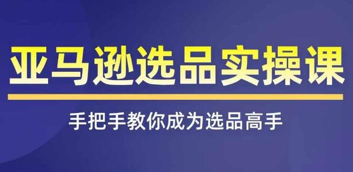 亚马逊选品实操课程，快速掌握亚马逊选品的技巧，覆盖亚马逊选品所有渠道-鼎誉项目网