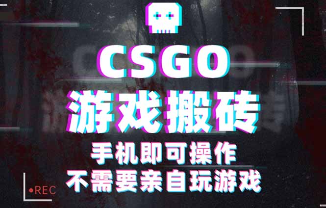 CSGO游戏挂机捡漏，单日扫货500+，年底小高峰上车可吃肉，手机即可操作...-鼎誉项目网