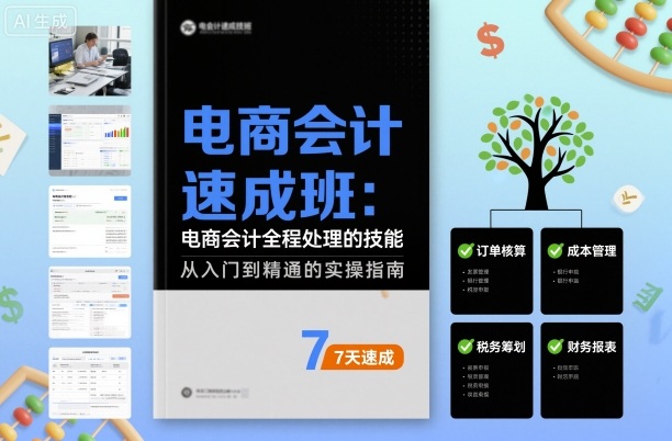 电商会计速成班，电商会计全程处理的技能-鼎誉项目网