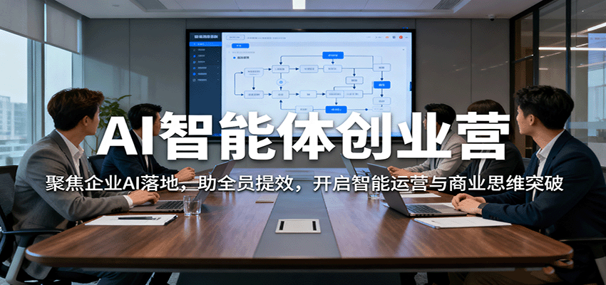 AI智能体创业营:聚焦企业AI落地,助全员提效,开启智能运营与商业思维突破-鼎誉项目网