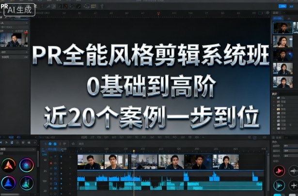 PR全能风格剪辑系统班，0基础到高阶，近20个案例一步到位-鼎誉项目网