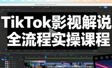 凌帧·TikTok影视解说全流程实操-鼎誉项目网