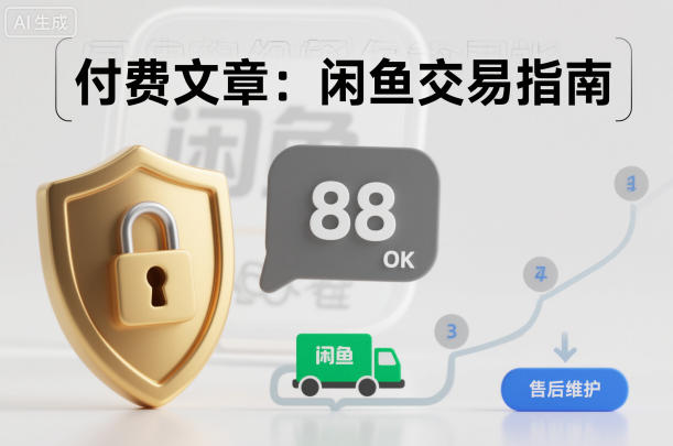 付费文章：闲鱼交易指南，怎么才能降低被坑被马扁的概率-鼎誉项目网