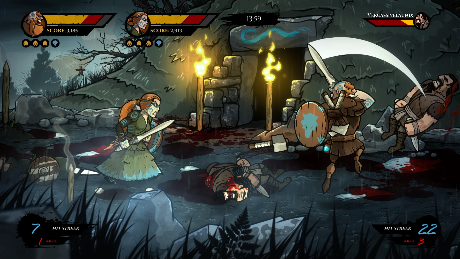 《狼刃 Wulverblade》Switch中文版NSP下载 – 含1.3.0补丁-鼎誉项目网
