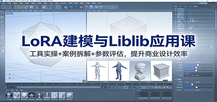 LoRA建模与Liblib应用课:工具实操+案例拆解+参数评估,提升商业设计效率-鼎誉项目网