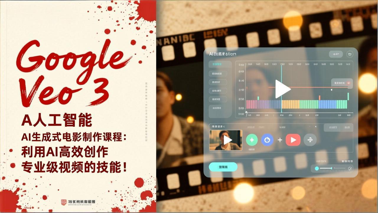 Google Veo 3人工智能AI生成式电影制作课程：利用AI高效创作专业级视频的技能！-鼎誉项目网