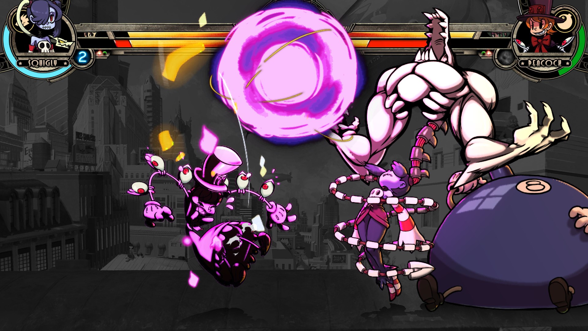 《骷髅女孩:二度返场 Skullgirls: 2nd Encore》Switch美版英文NSP下载 – 含1.0.11补丁+5DLC-鼎誉项目网