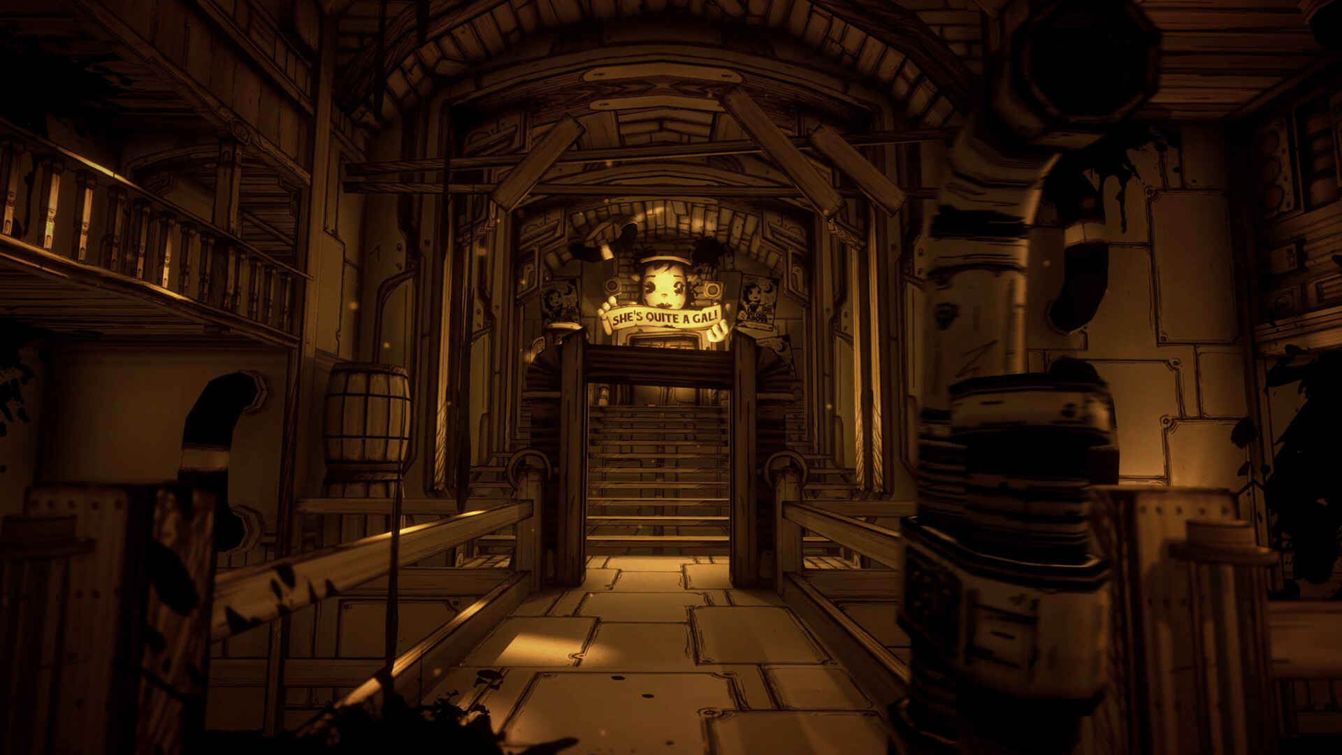 《班迪与墨水机器 Bendy and the Ink Machine》Switch美版中文NSZ下载 – 含2.0.2a补丁-鼎誉项目网