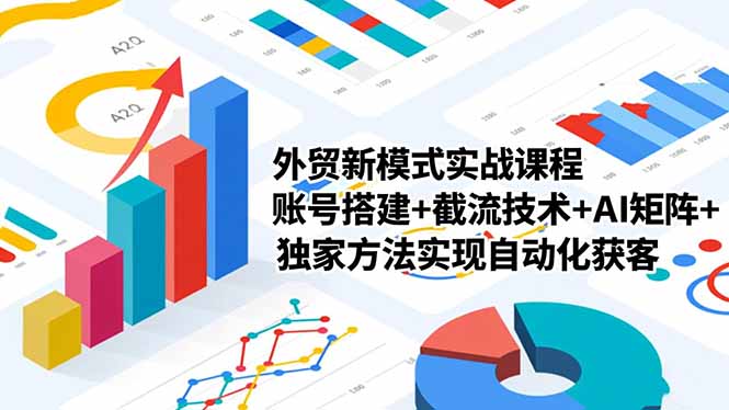 外贸新模式实战课程-更新2月，账号搭建+截流技术+AI矩阵+独家方法实现自动化获客-鼎誉项目网