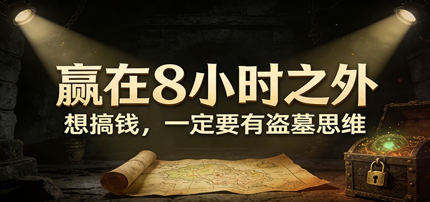 公众号付费文章《赢在8小时之外，想搞钱，一定要有盗墓思维》-鼎誉项目网