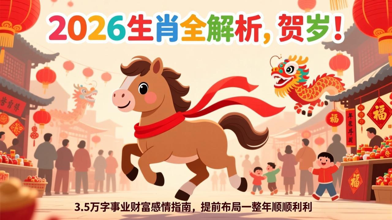 付费文章：贺岁！2026生肖全解析，3.5万字事业财富感情指南，提前布局一整年顺顺利利-鼎誉项目网
