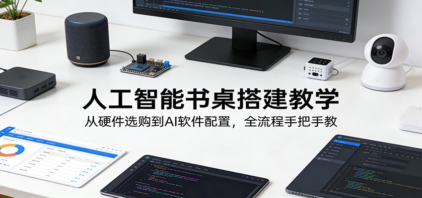 人工智能书桌搭建教学：从硬件选购到AI软件配置，全流程手把手教-鼎誉项目网