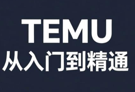 跨境麦冬·TEMU从入门到精通-鼎誉项目网