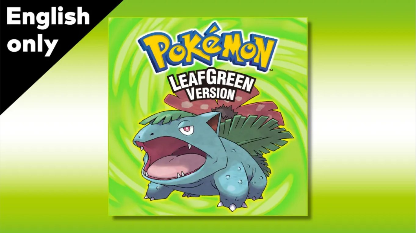 【美版】宝可梦叶绿 .Pokemon LeafGreen 中文汉化-鼎誉项目网