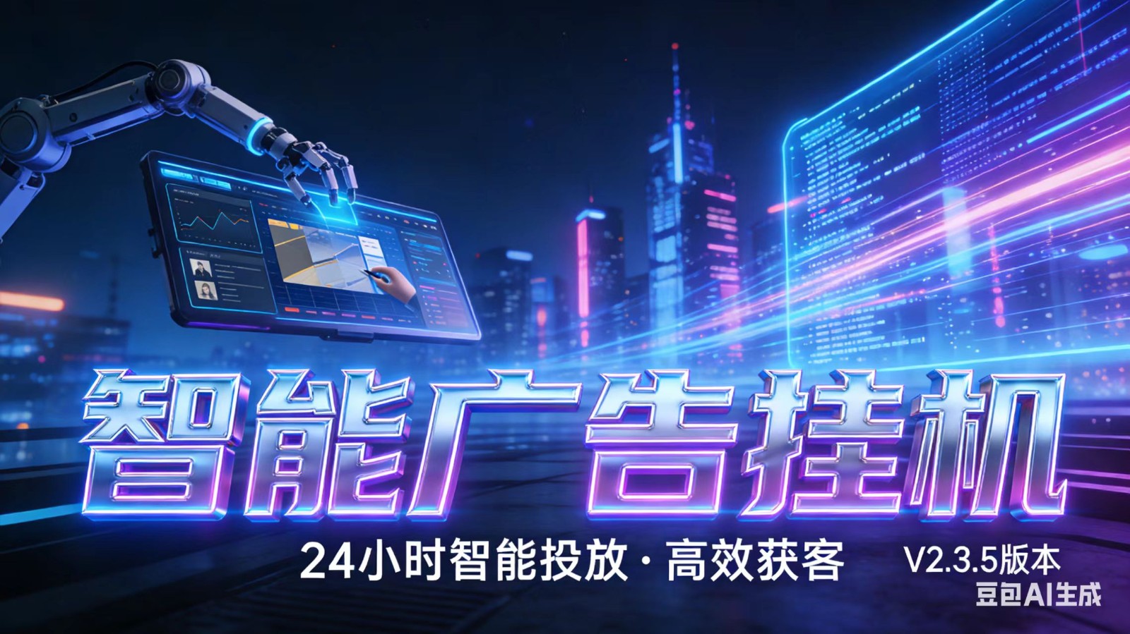 AI 广告云挂机 · 全域流量变现平台-鼎誉项目网