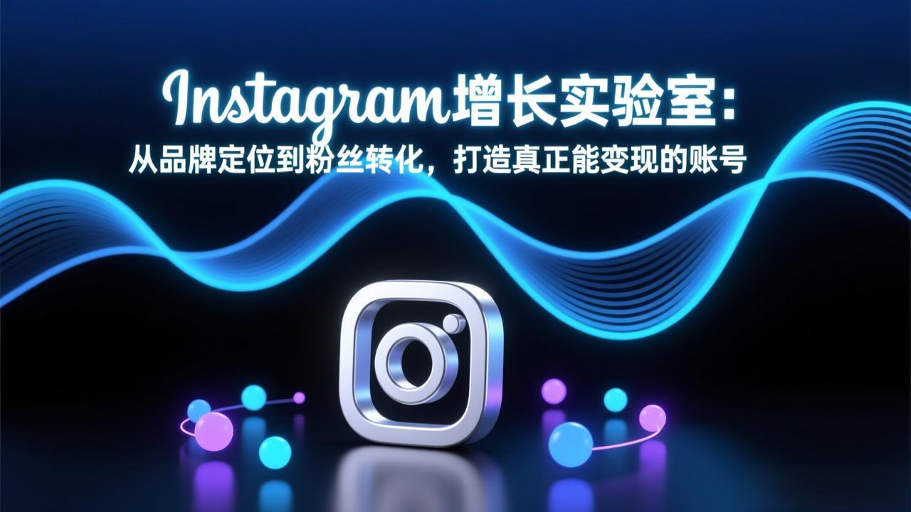 Instagram增长实验室：从品牌定位到粉丝转化，打造真正能变现的账号-鼎誉项目网