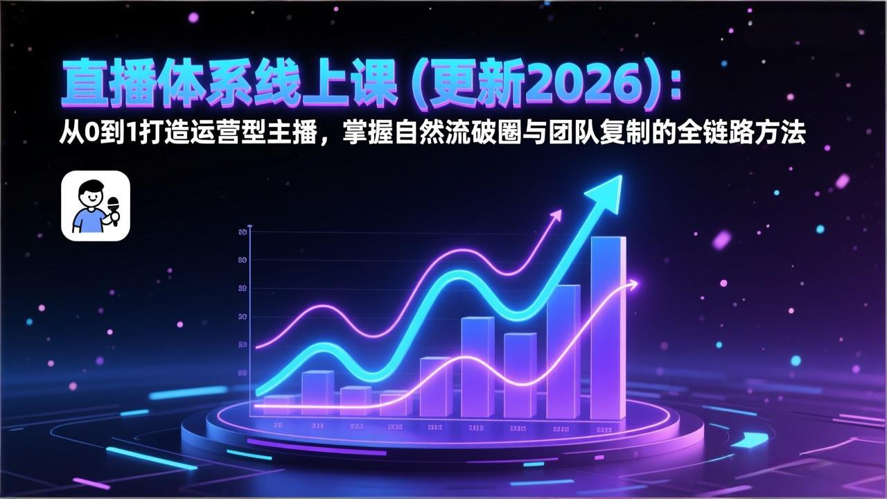 直播体系线上课(更新3月-鼎誉项目网