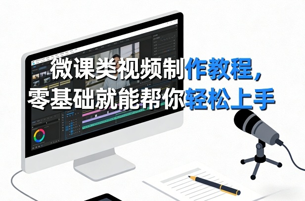 微课类视频制作教程，零基础就能帮你轻松上手-鼎誉项目网
