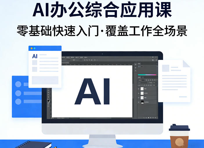 AI办公综合应用课，零基础快速入门，覆盖了工作中各种应用场景-鼎誉项目网