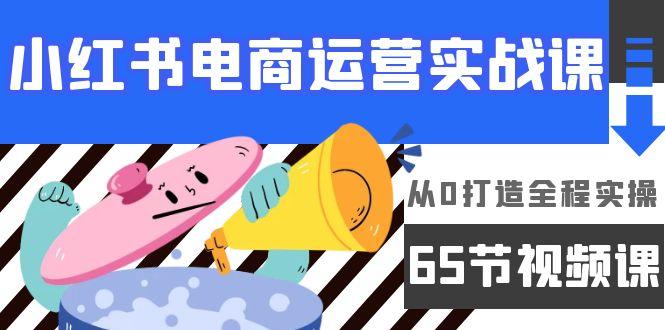 (9724期)小红书电商运营实战课，从0打造全程实操(65节视频课)-鼎誉项目网