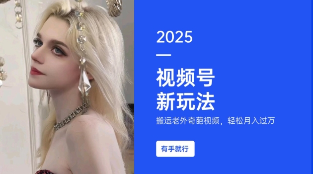 搬运老外奇葩视频，撸视频号分成计划收益，每天只需一小时，新手小白轻松月入过W-鼎誉项目网