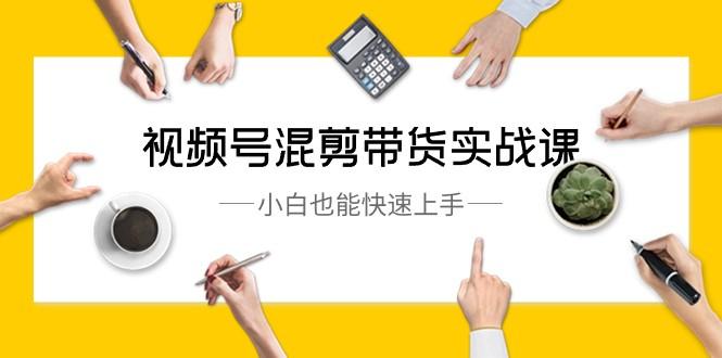 视频号混剪带货实战课，小白也能快速上手（10节课）-鼎誉项目网