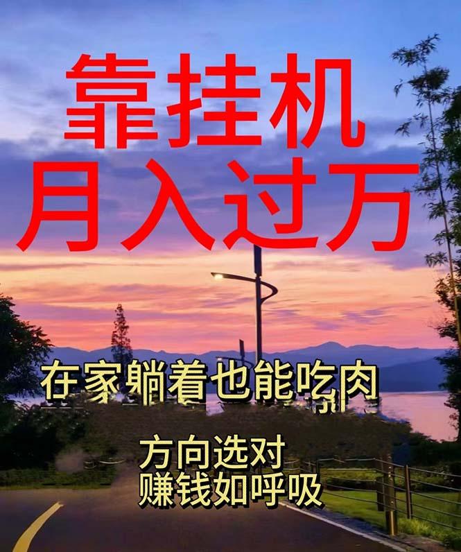 靠挂机，日入1000+，躺着也能吃肉，电脑手机都可挂-鼎誉项目网