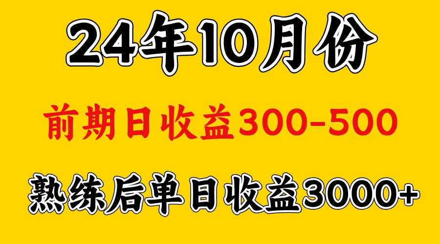 高手是怎么赚钱的.前期日收益500+熟练后日收益3000左右-鼎誉项目网