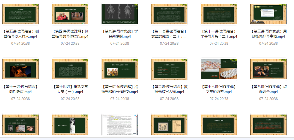 阅读理解及写作技法-鼎誉项目网