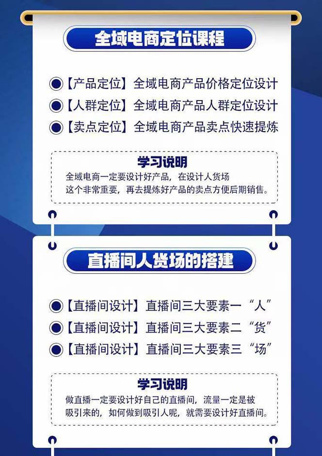 图片[4]-全域电商-粗暴玩法课：10亿销售经验干货分享！定位/免费起号/千川投流-鼎誉项目网