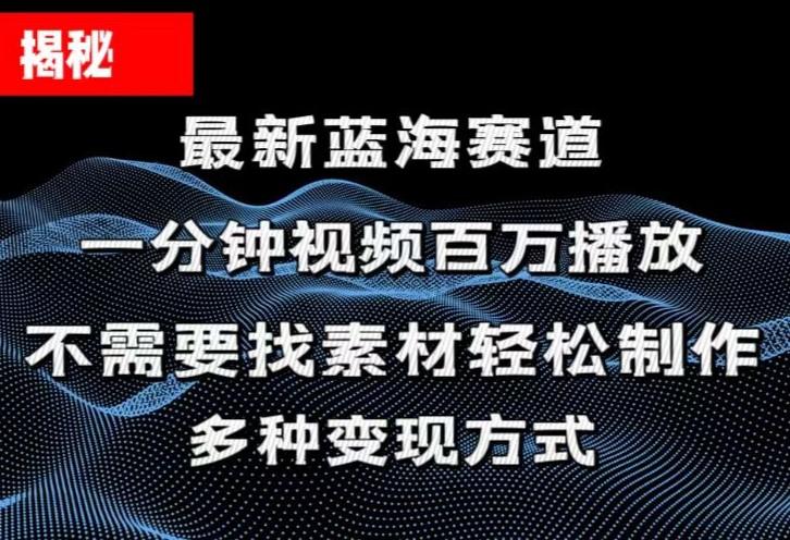 揭秘！一分钟教你做百万播放量视频，条条爆款，各大平台自然流，轻松月…-鼎誉项目网