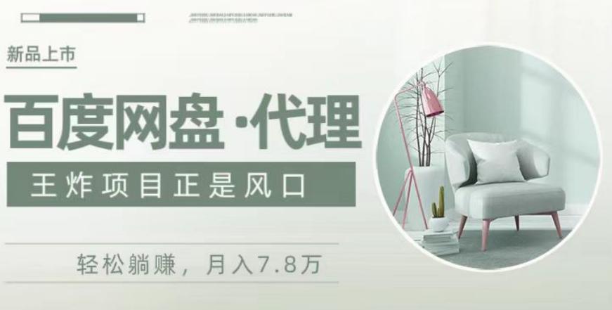 度盘代理，月入7w保姆级全方位教程-鼎誉项目网