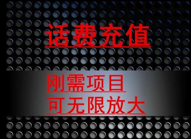 最新蓝海项目，刚需赛道，95折充话费月入5位数-鼎誉项目网