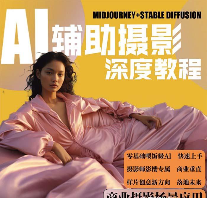 (8727期)2024年AI辅助摄影人工智能商业应用摄影课程(37节课)-鼎誉项目网