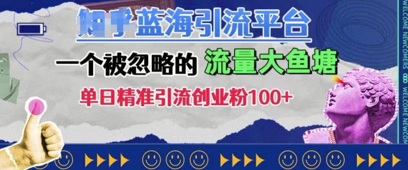 豆瓣蓝海引流平台，一个被忽略的流量大鱼塘，单日精准引流创业粉100+-鼎誉项目网