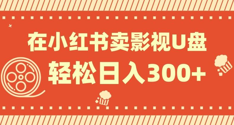 在小红书上卖影视U盘，轻松日入300+，操作简单，小白可轻松上手-鼎誉项目网