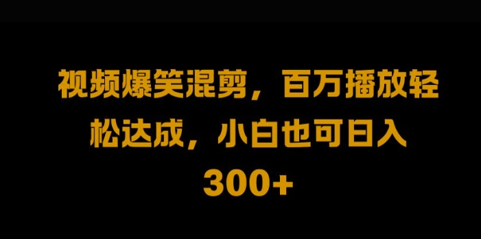视频号零门槛，爆火视频搬运后二次剪辑，轻松达成日入1k【揭秘】-鼎誉项目网
