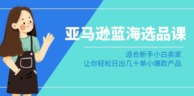 亚马逊-蓝海选品课：适合新手小白卖家，让你轻松日出几十单小爆款产品-鼎誉项目网