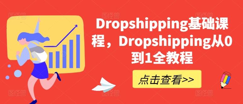 Dropshipping基础课程，Dropshipping从0到1全教程-鼎誉项目网