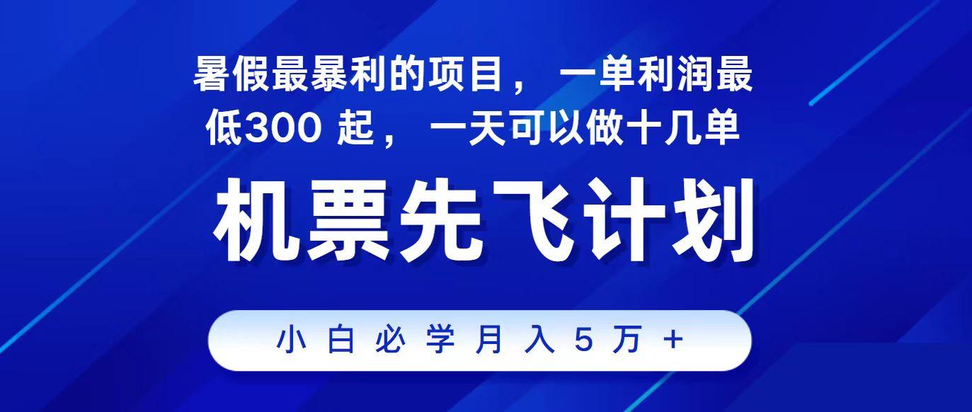 2024最新项目冷门暴利，整个暑假都是高爆发期，一单利润300+，每天可批量操作十几单-鼎誉项目网