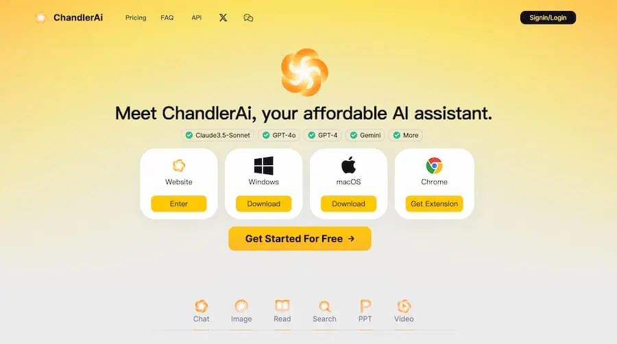 ChandlerAi｜综合性人工智能助手平台 提供多种AI服务-鼎誉项目网