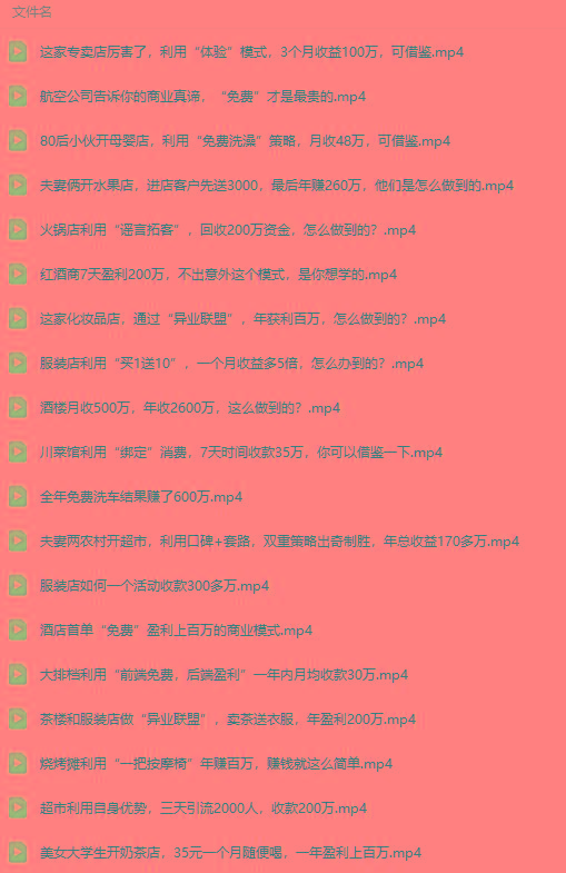 图片[5]-(9607期)真实有效391套商业模式，年入几十到几百万案例解析(电子书+视频+图文)-鼎誉项目网