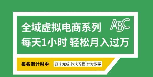 全域虚拟电商变现系列，通过平台出售虚拟电商产品从而获利-鼎誉项目网