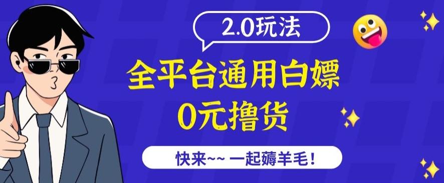 外面收费2980的全平台通用白嫖撸货项目2.0玩法【仅揭秘】-鼎誉项目网