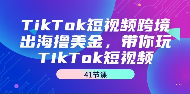 TikTok短视频跨境出海撸美金，带你玩TikTok短视频(41节课)-鼎誉项目网