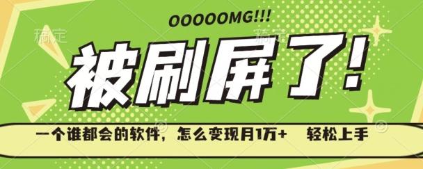 一个谁都会的软件，怎么变现月1万+轻松上手-鼎誉项目网