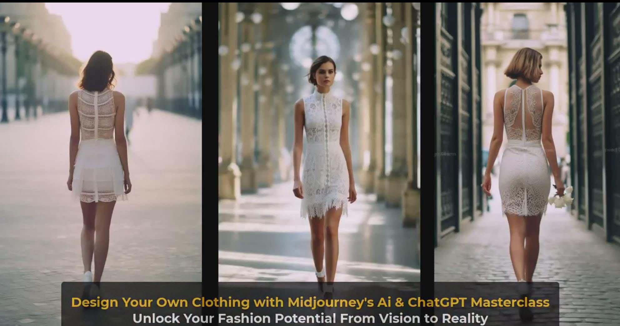 图片[2]-利用 Midjourneys Ai 人工智能设计自己的服装AI大师班-10节课-中英字幕-鼎誉项目网