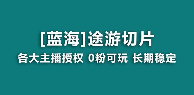 抖音途游切片，龙年第一个蓝海项目，提供授权和素材，长期稳定，月入过万-鼎誉项目网