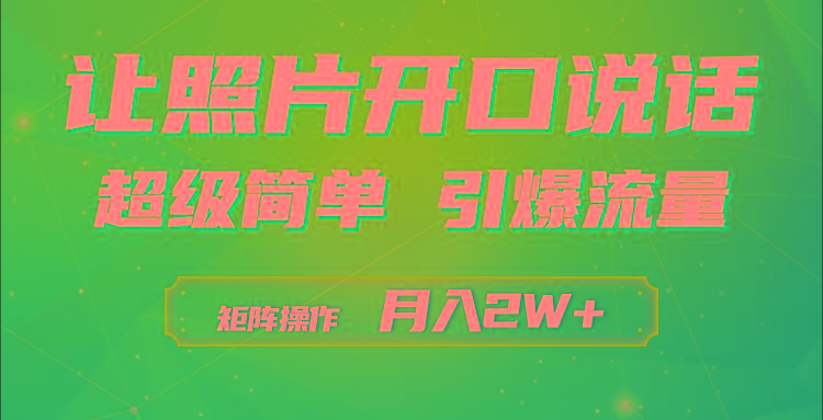 (9553期)利用AI工具制作小和尚照片说话视频，引爆流量，矩阵操作月入2W+-鼎誉项目网